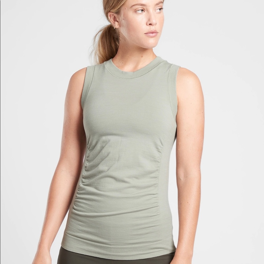 Athleta Sage Green Forest Hill Ascent Tank